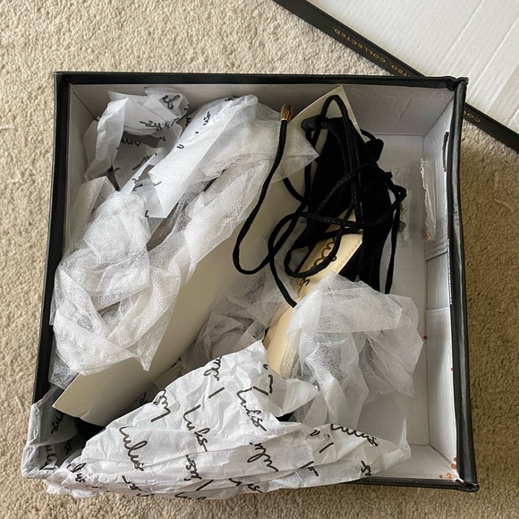 NWT Lulus Sexy Black Heels- Ledah - Picture 8 of 9